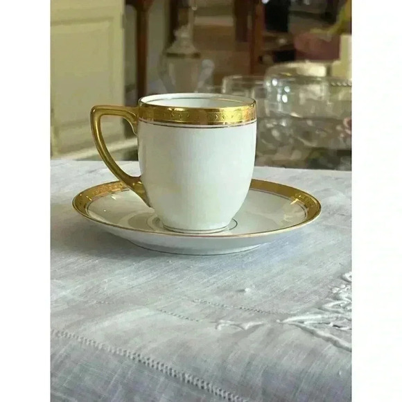 Rosenthal Gold Demitasse and Saucer - Picture 1 of 16
